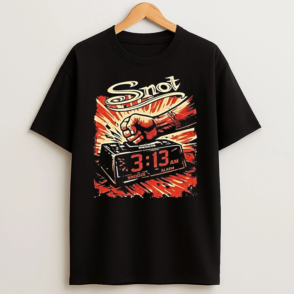 Snot 3 13 Am Snooze Alarm Shirts