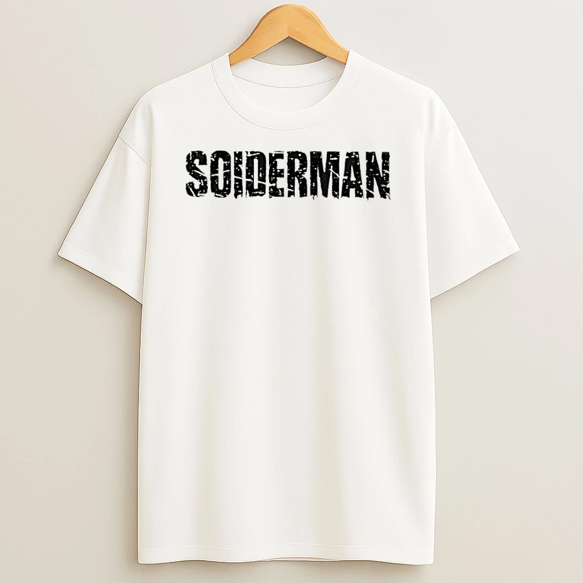 Soiderman Text Shirts