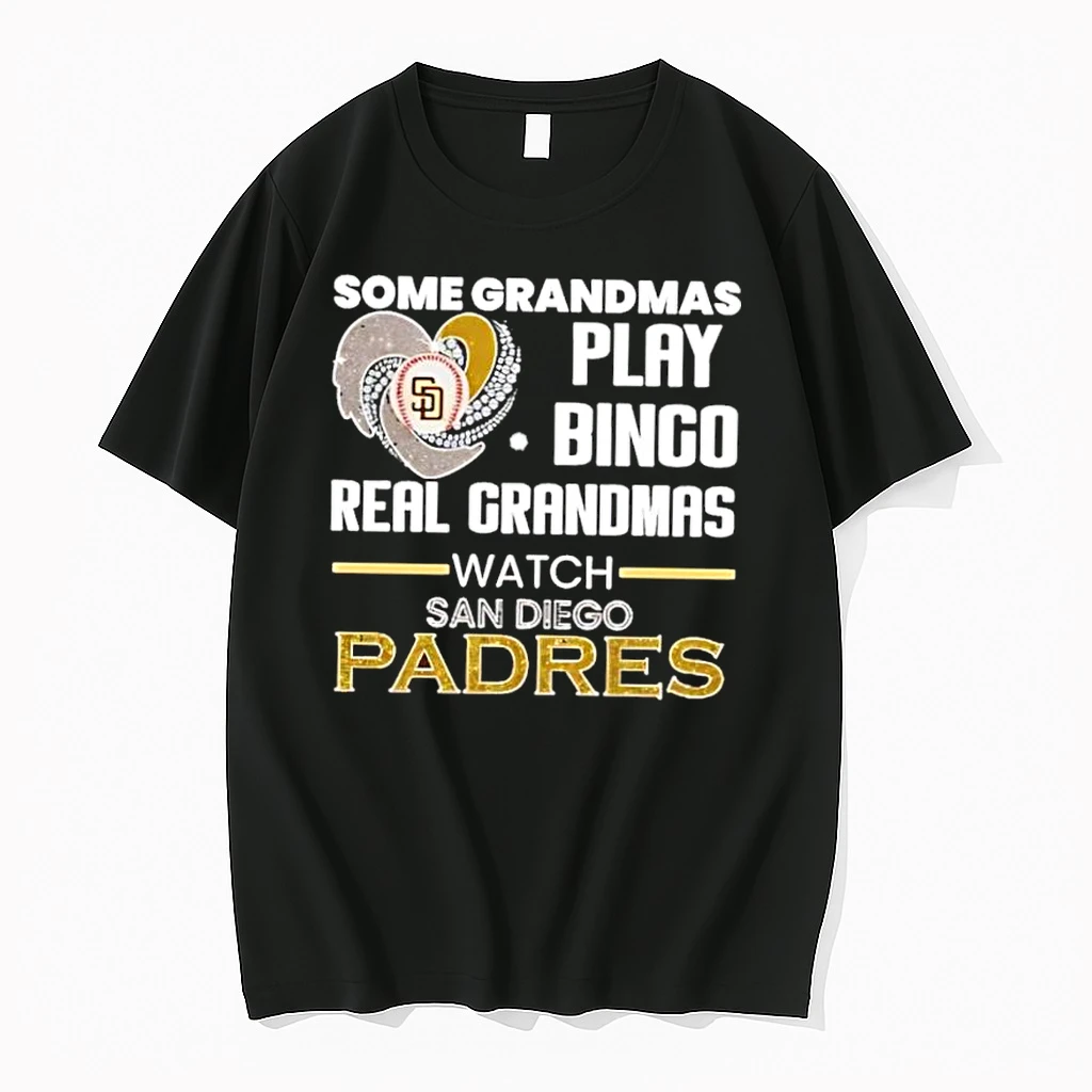 Some Grandmas Play Bingo Real Grandmas Watch San Diego Padres Shirts