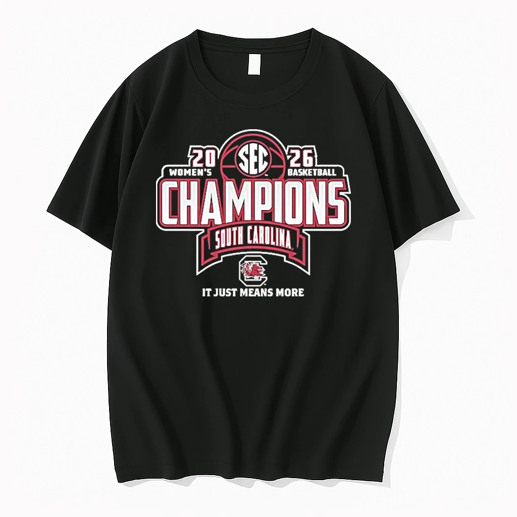 South Carolina Gamecocks 2026 Sec Womens Basketball Regular Season Champions Locker Room Shirts