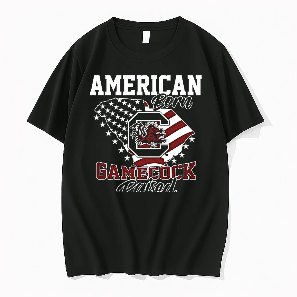 South Carolina Gamecocks American Born Gamecock Raised Woman Shirts
