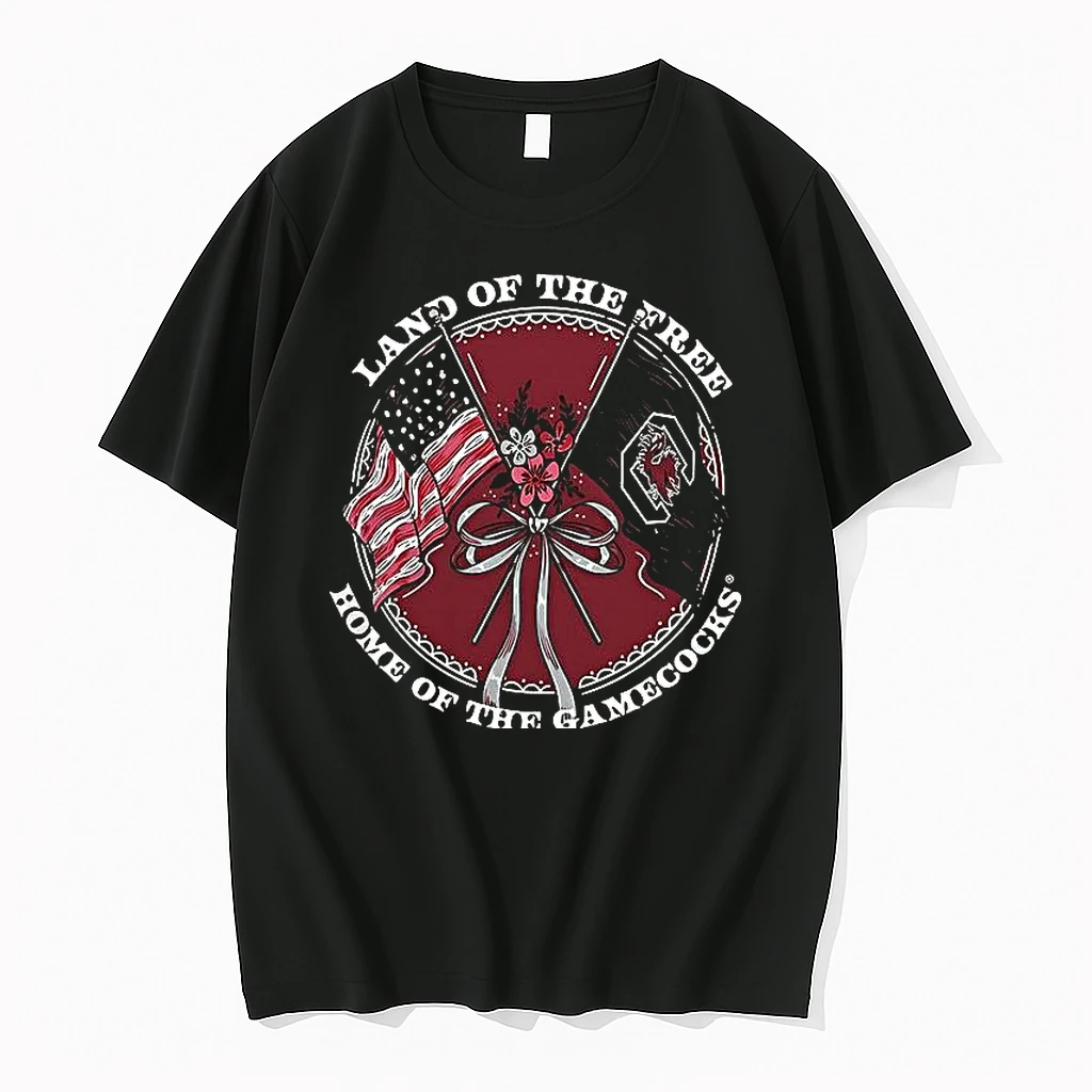 South Carolina Gamecocks Land Of The Free Home Of The Gamecocks Woman Shirts