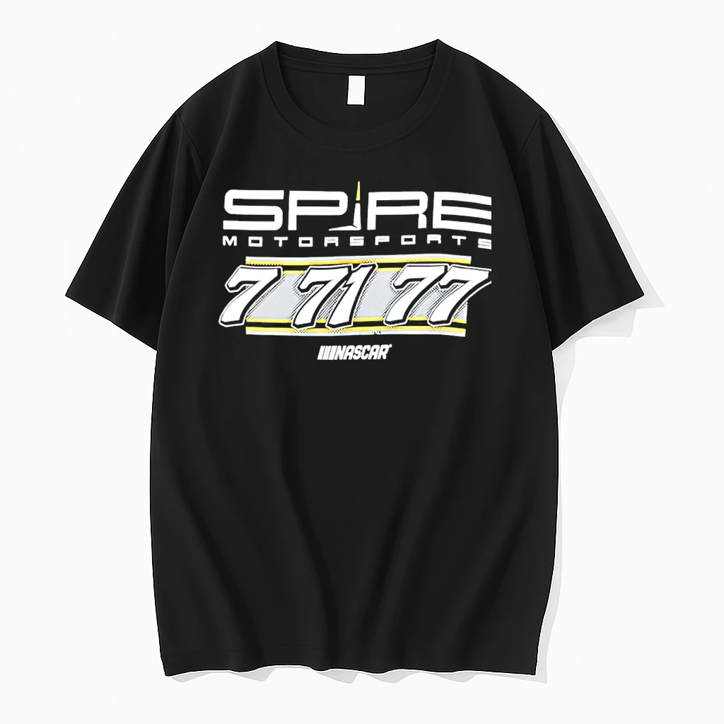 Spire Motorsports 7 71 77 Nascar Logo Shirts