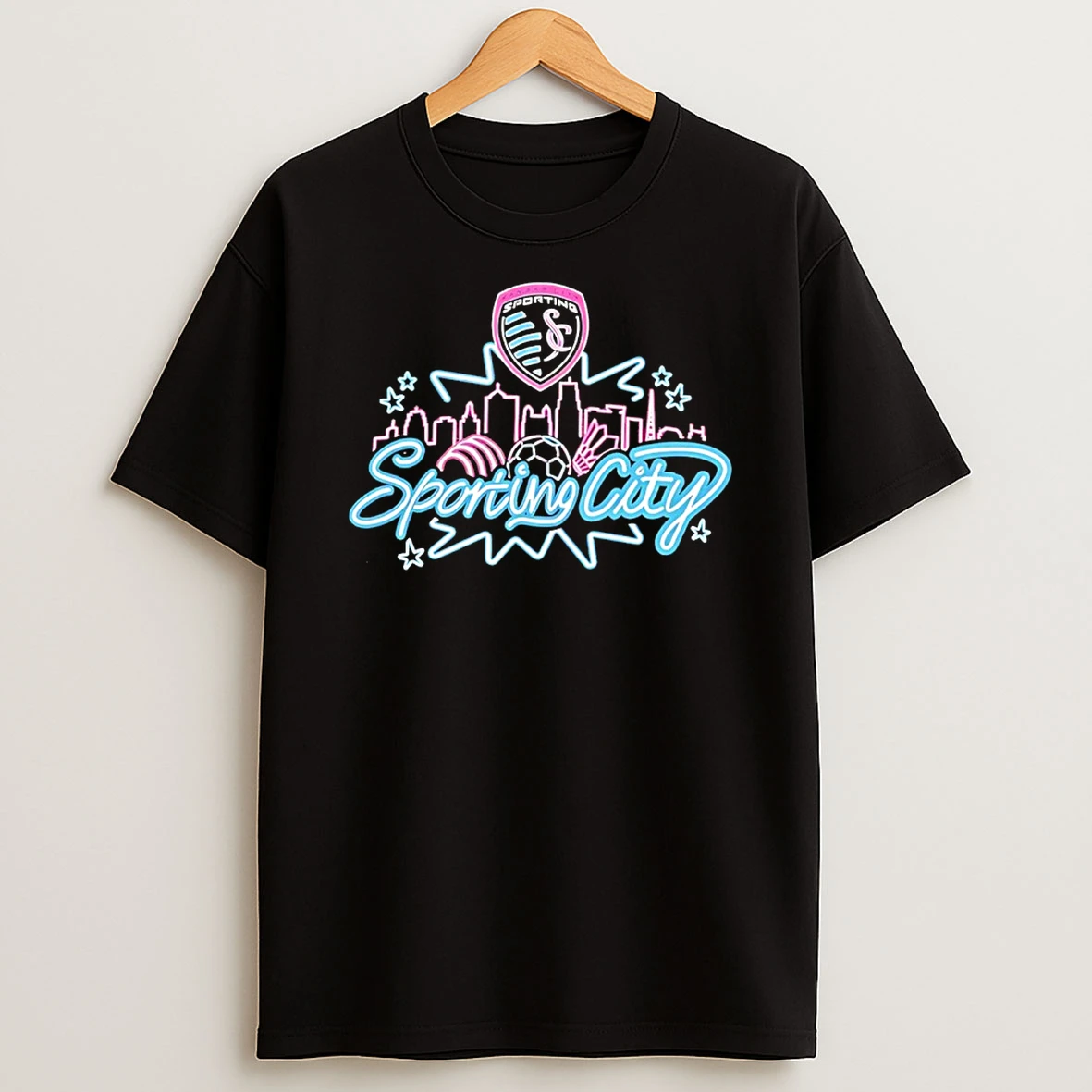 Sporting Kansas City Neon Skyline Shirts