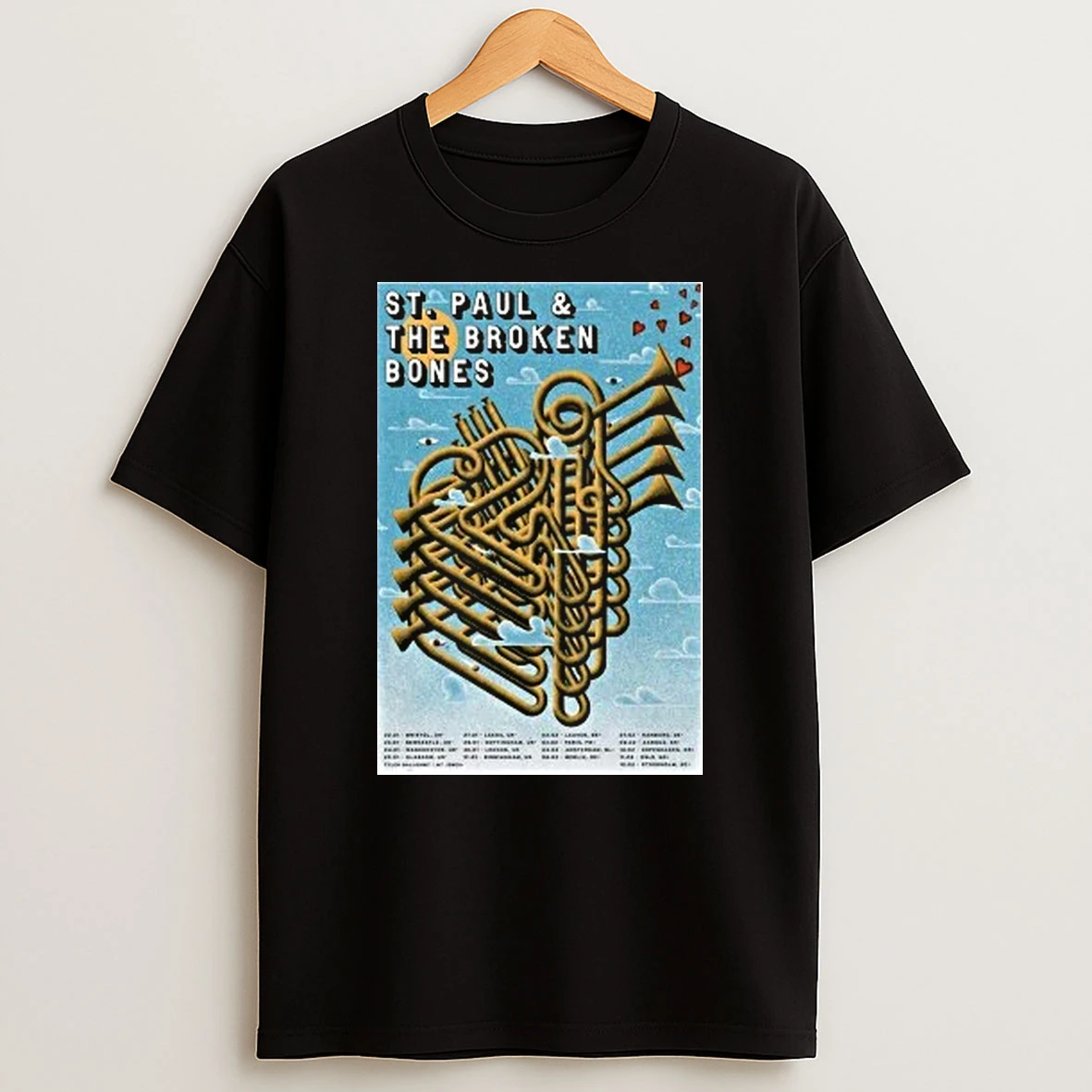 St Paul The Broken Bones United Kingdom And European Tour 2026 Shirts