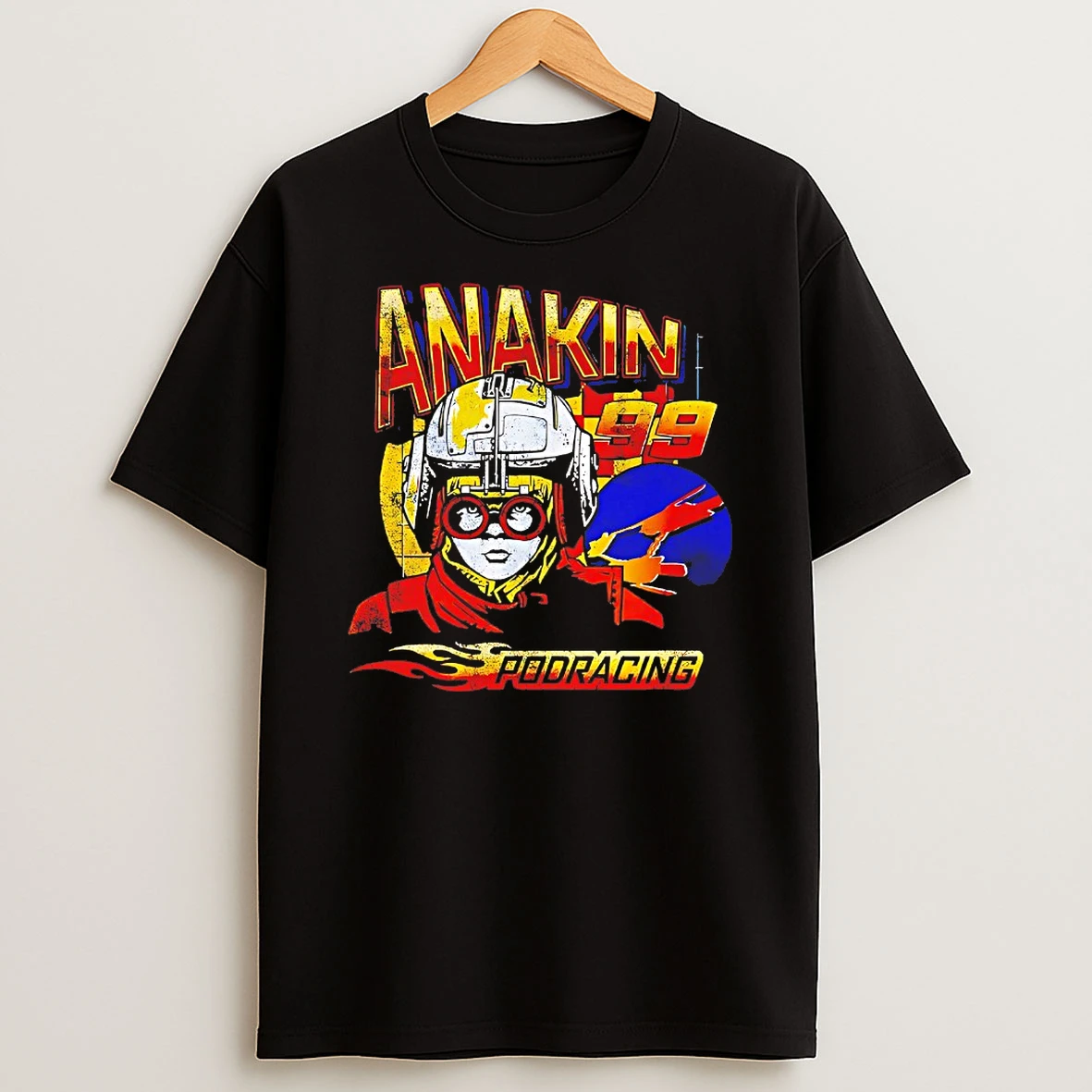 Star Wars Anakin 99 Podracing Portrait Shirts