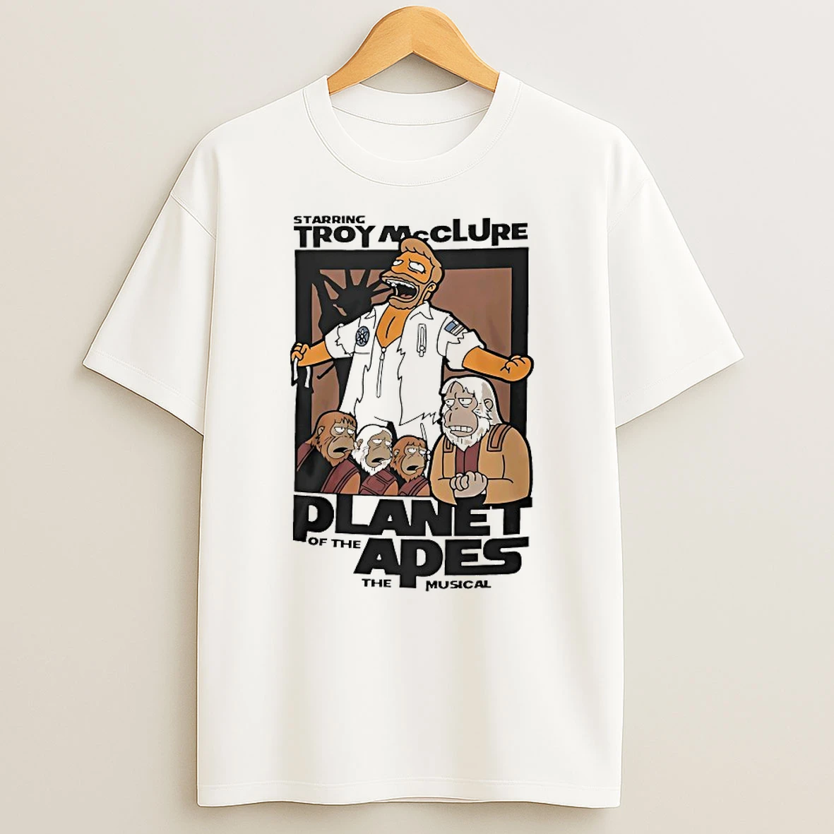 Starring Troy Mcclure Planet Of The Apes The Musical Shirts