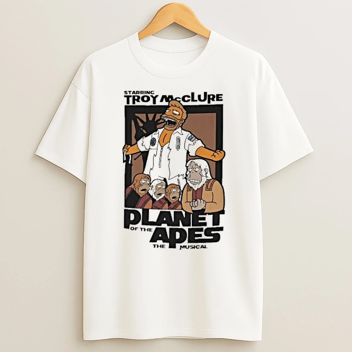 Starring Troy Mcclure Planet Of The Apes The Musical Tour 2026 Shirts