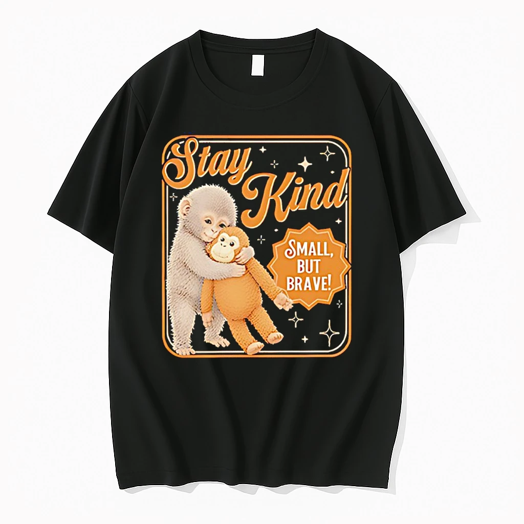 Stay Kind Small But Brave Punch Monkey Shirts