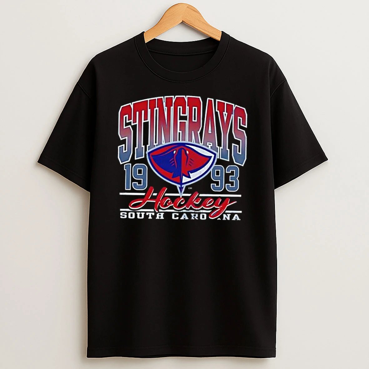 Stingrays 1993 Hockey South Carolina Team Logo Shirts