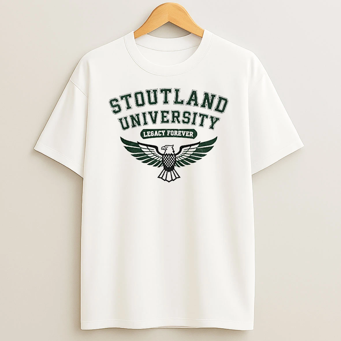 Stoutland University Legacy Forever Varsity Eagle Shirts