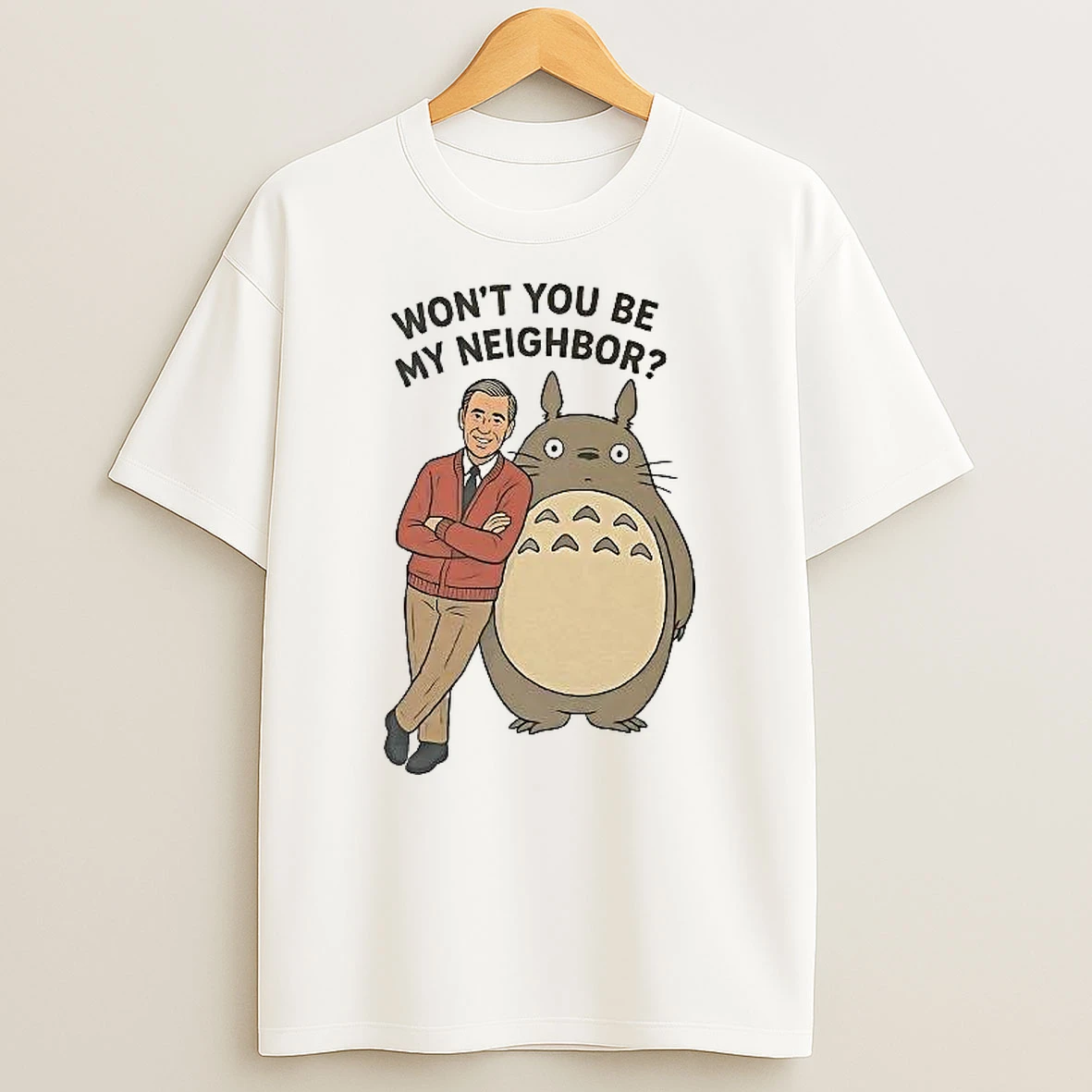 Studio Ghibli Wont You Be My Neighbor Woman Shirts