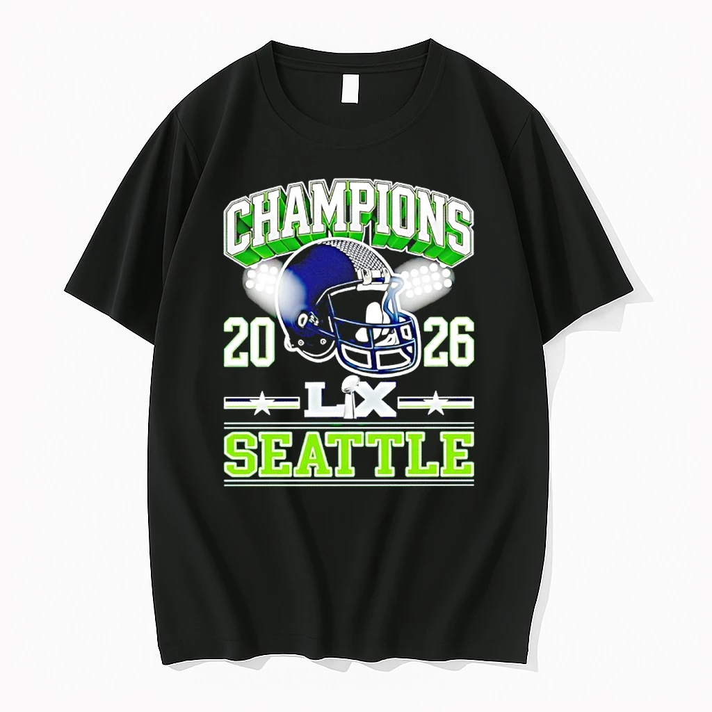 Super Bowl 2026 Seattle Seahawks Lx Champions Helmet Shirts
