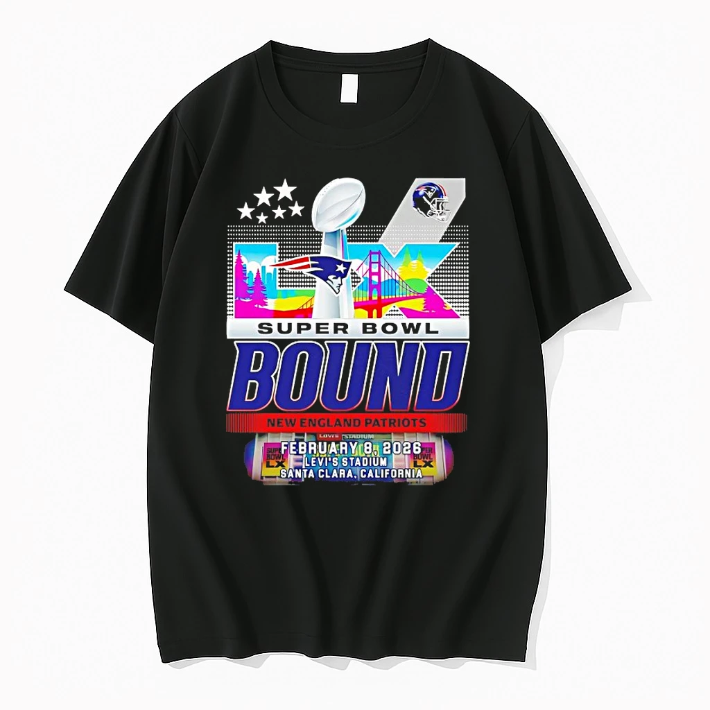 Super Bowl Bound New England Patriots February 8 2026 Levis Stadium Santa Clara California Shirts