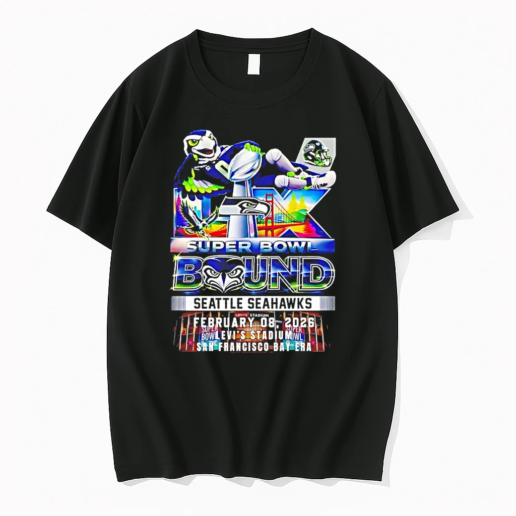 Super Bowl Bound Seattle Seahawks February 08 2026 Levis Stadium San Francisco Bay Era Shirts