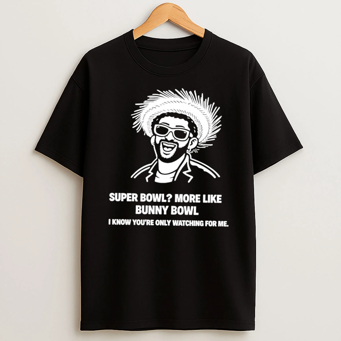 Super Bowl Bunny Bowl Bad Bunny Straw Hat Portrait Shirts