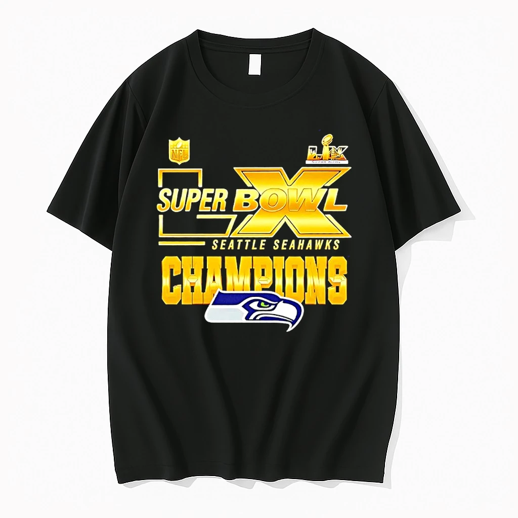 Super Bowl Lx Champions 2026 Seattle Seahawks Logo Shirts