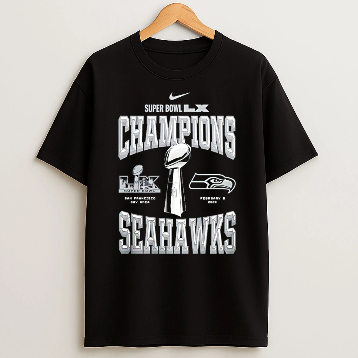 Super Bowl Lx Champions Seattle Seahawks Shirts