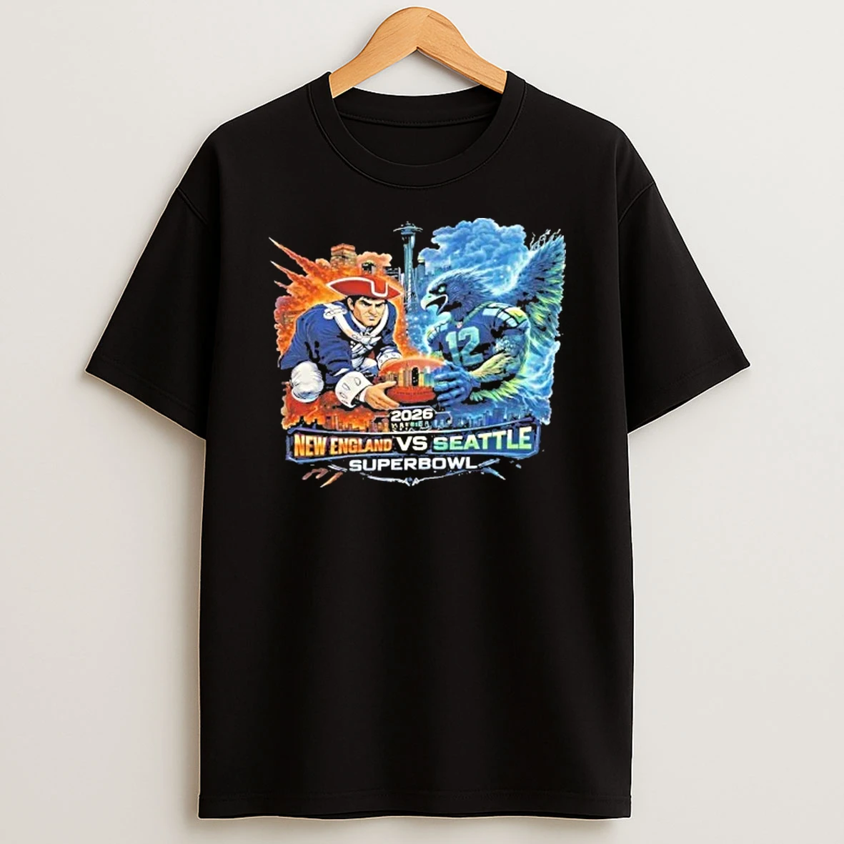 Super Bowl Seahawks Patriots Tour 2026 Shirts