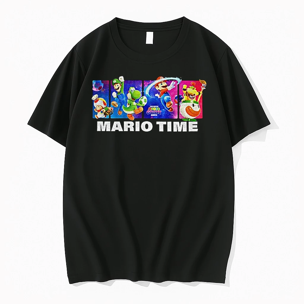 Super Mario Nintendo Mario Time Graphic Shirts