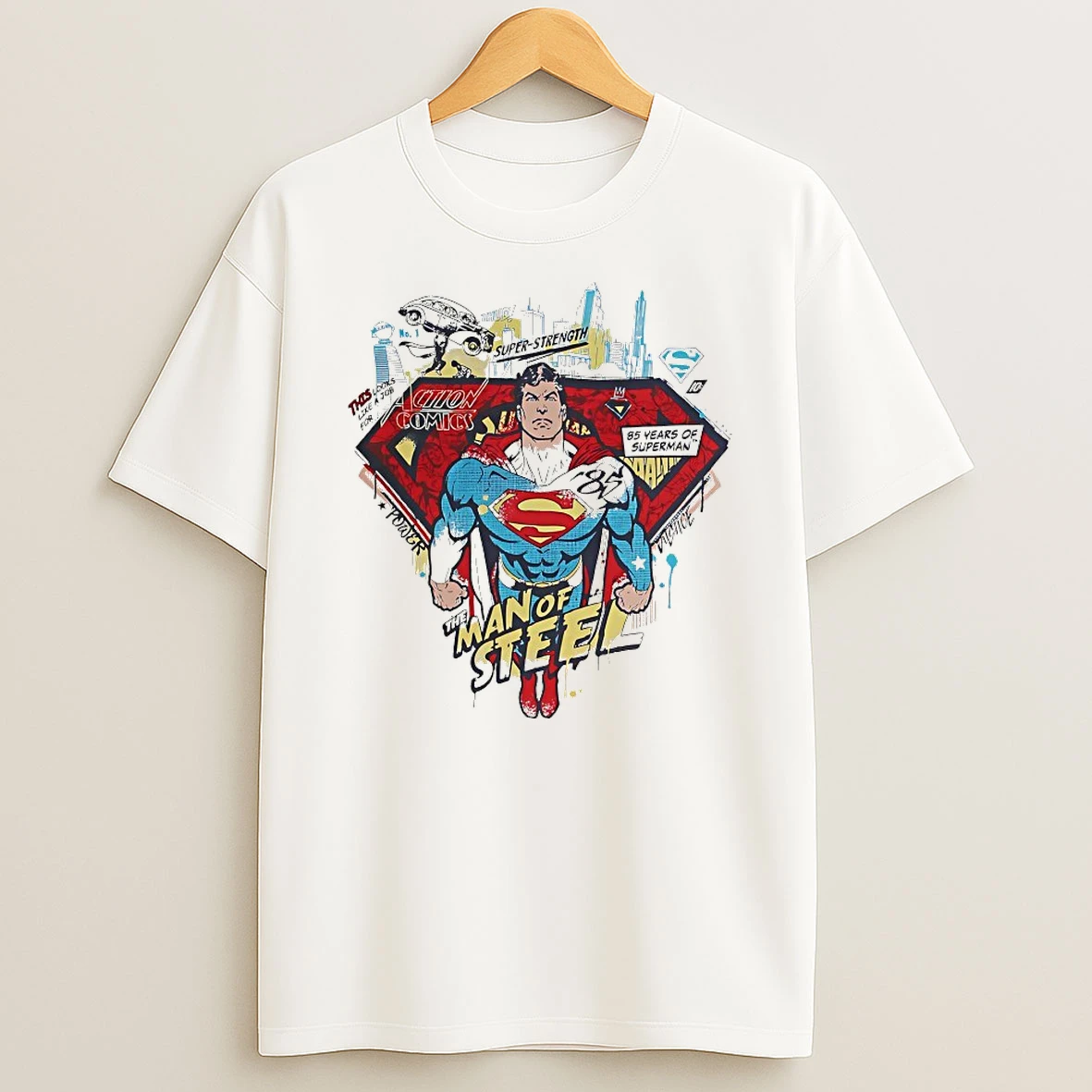 Superman Super Strength The Man Of Steel Shirts