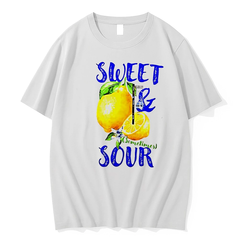 Sweet And Sometimes Sour Yellow Lemon Fruit Graphic Illustration Shirts