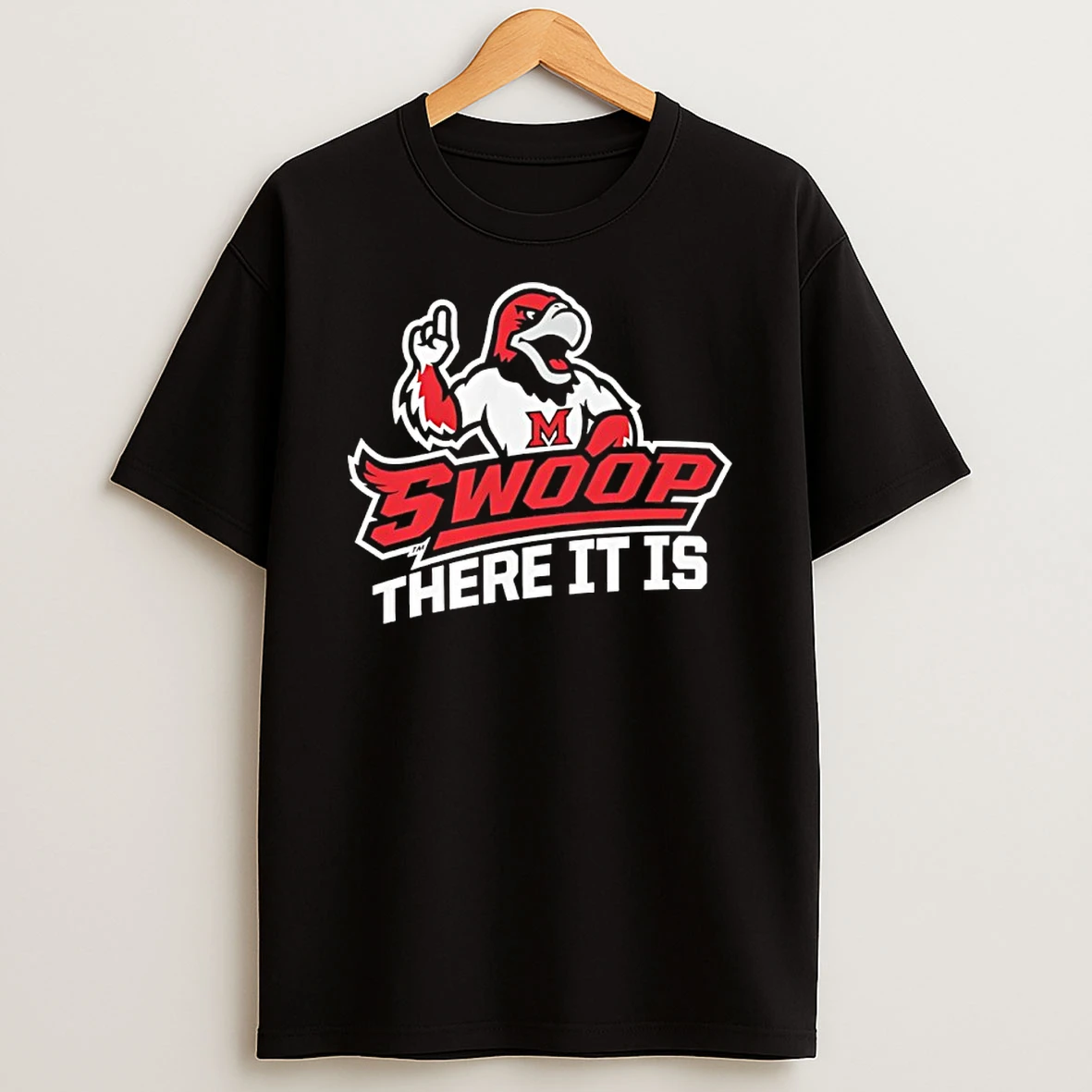 Swoop There It Is Miami Redhawks Basketball Shirts
