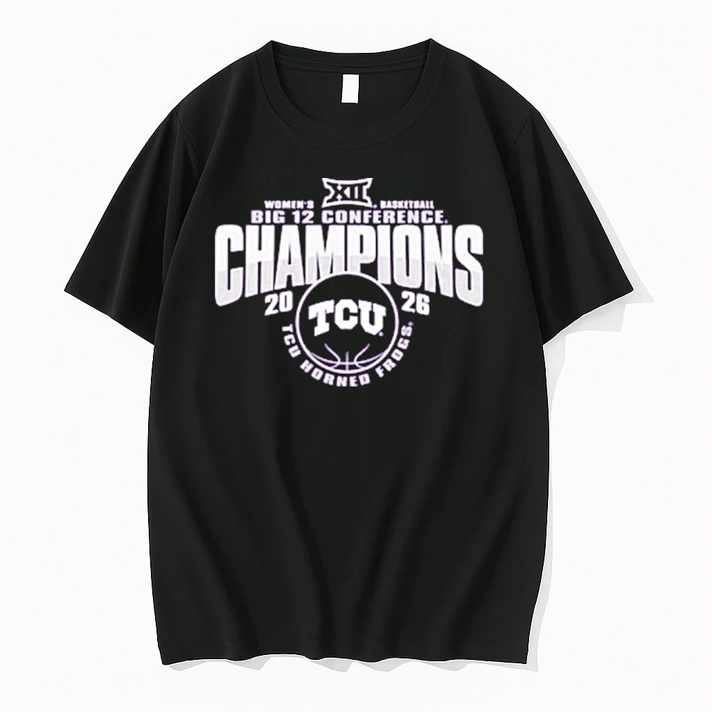 Tcu Horned Frogs 2026 Big 12 Womens Basketball Regular Season Champions Shirts