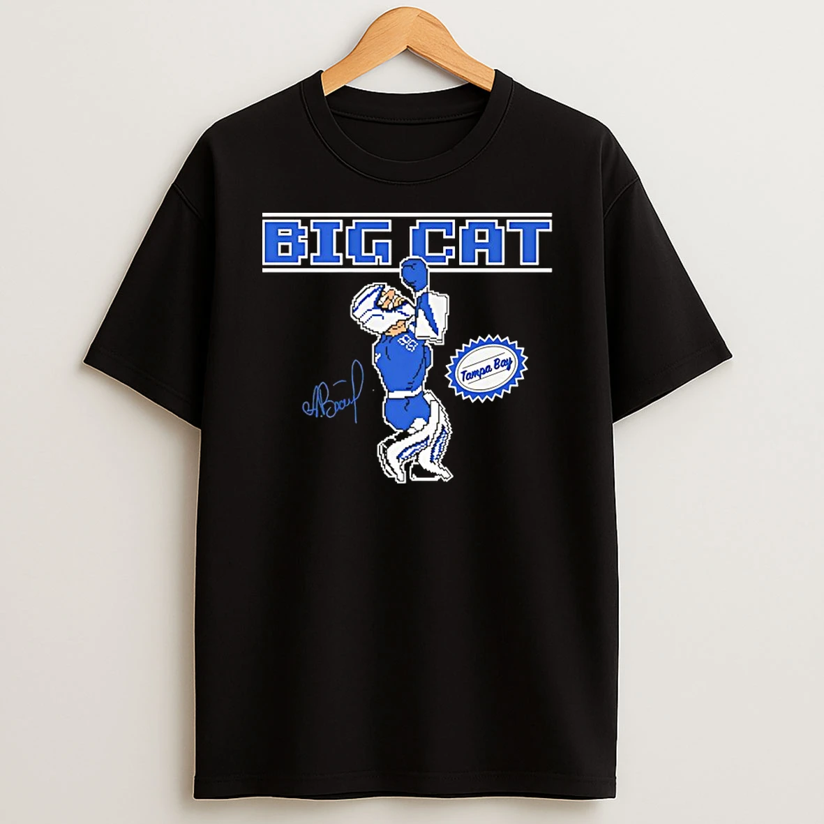 Tampa Bay Andrei Vasilevskiy Big Cat Retro Punch Signature Shirts