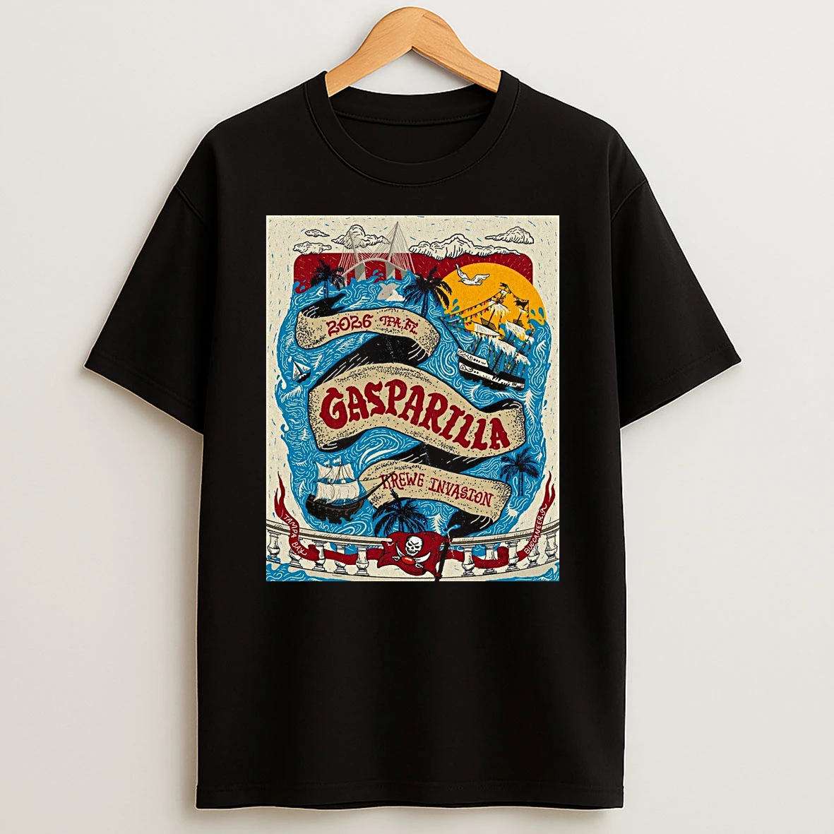 Tampa Bay Buccaneers 2026 Gasparilla Krewe Invasion Shirts