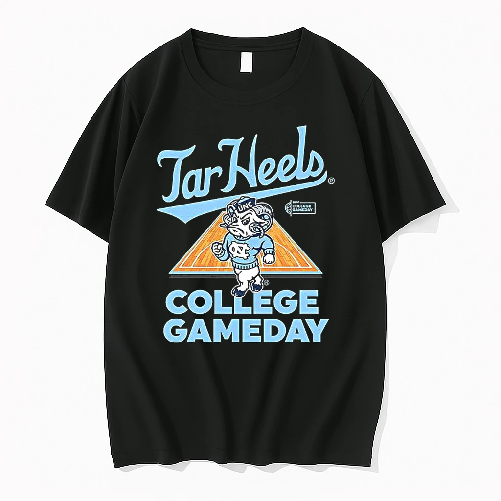 Tar Heels Carolina Basketball College Gameday Live From Chapel Hill Rameses Mascot Woman Shirts