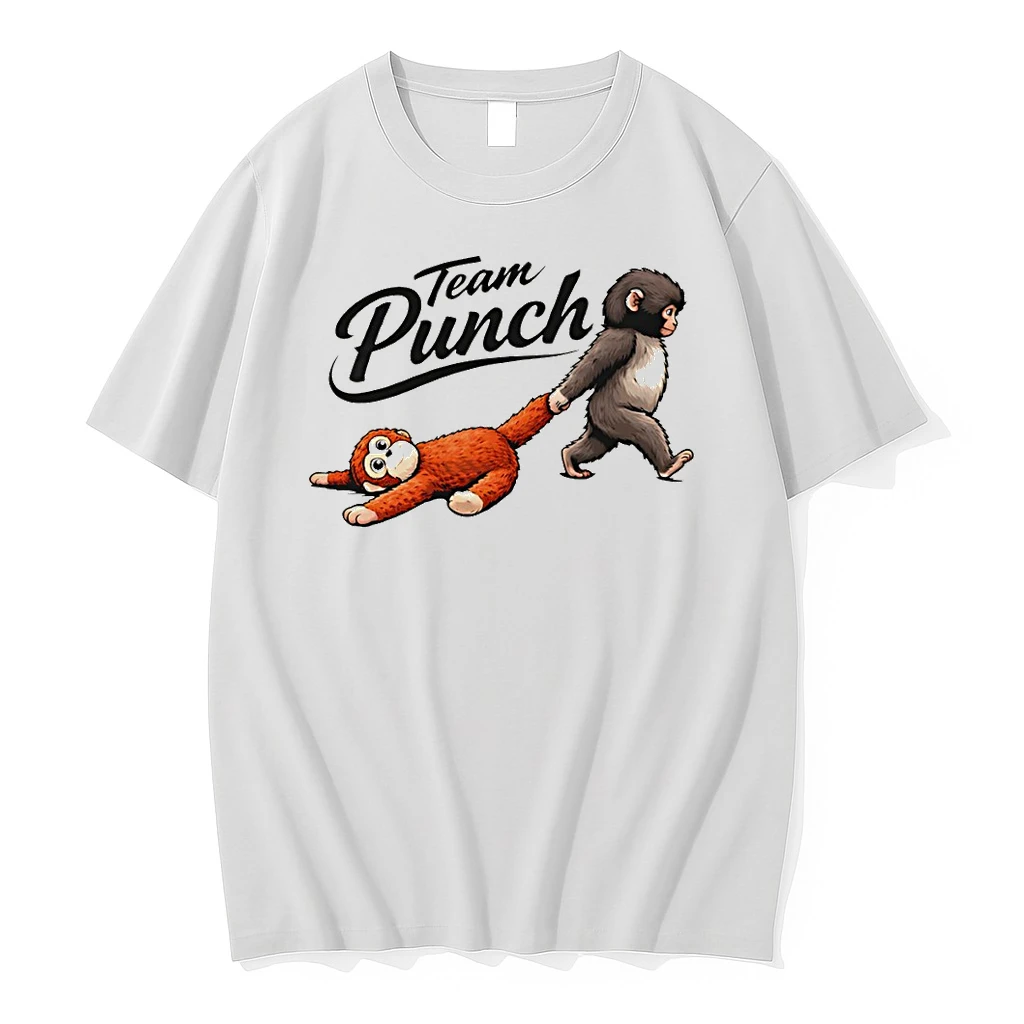 Team Punch Dragging Plushie Cartoon Shirts