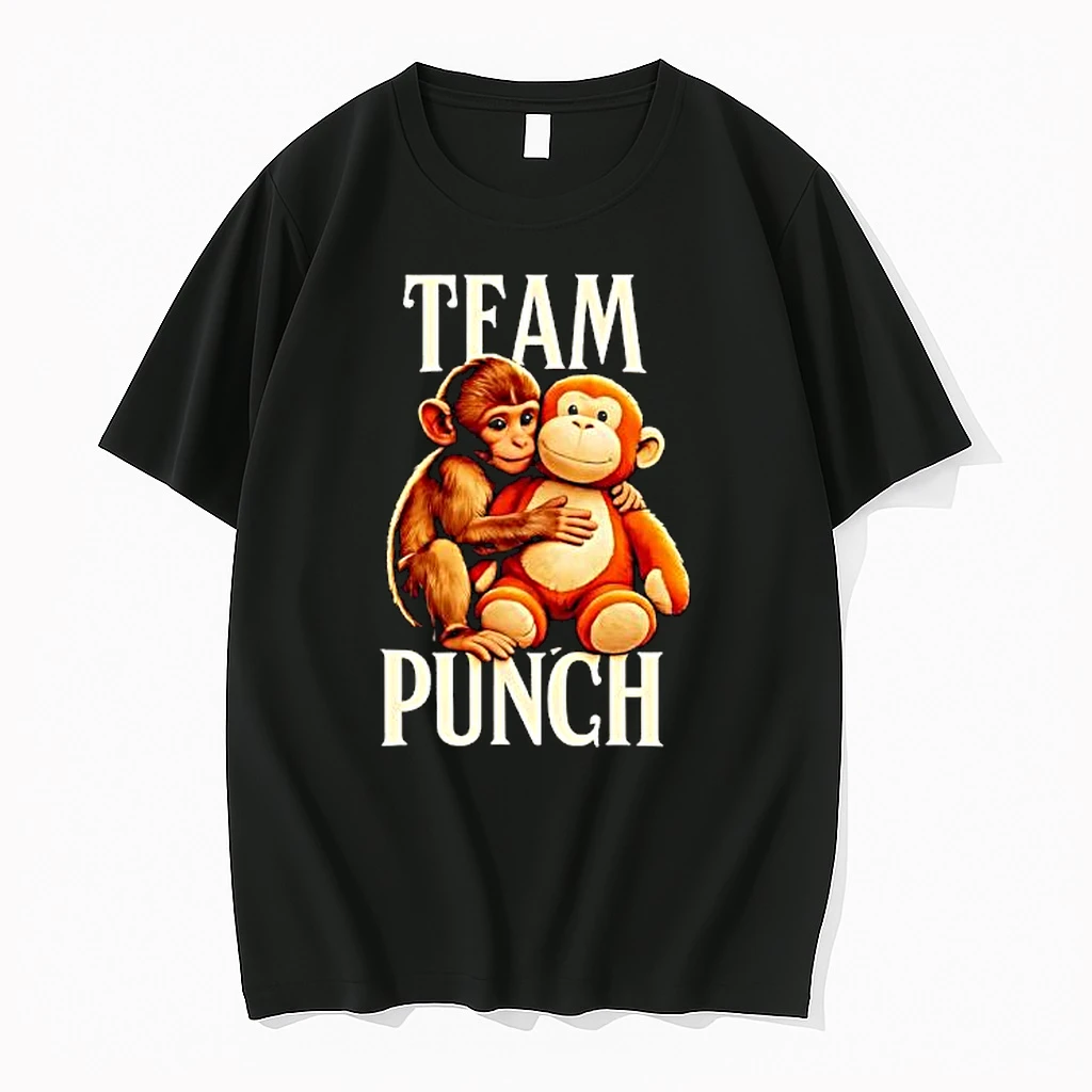 Team Punch Cute Monkey And Stuffed Orange Monkey Toy Shirts
