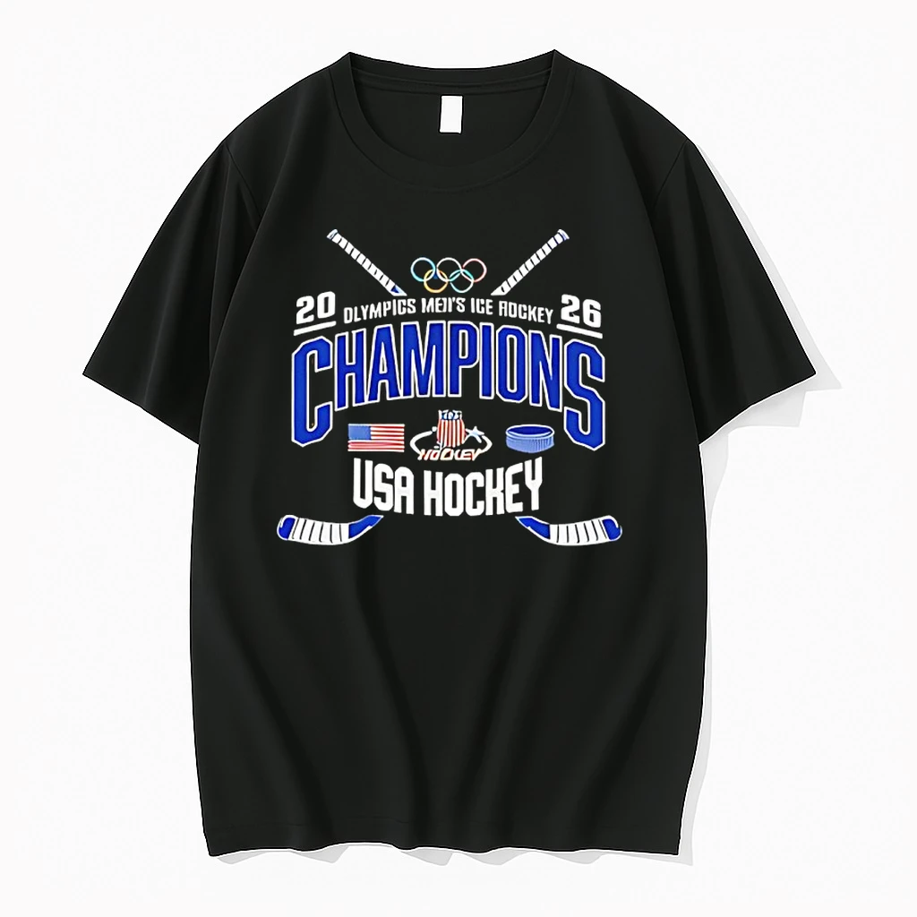 Team Usa 2026 Olympic Ice Hockey Champions Celebrate Shirts