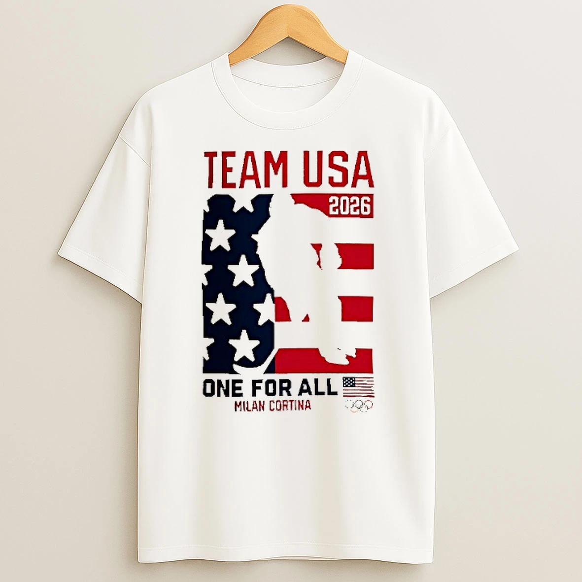 Team Usa Hockey 2026 Winter Olympics One For All Heart Of Gold Shirts