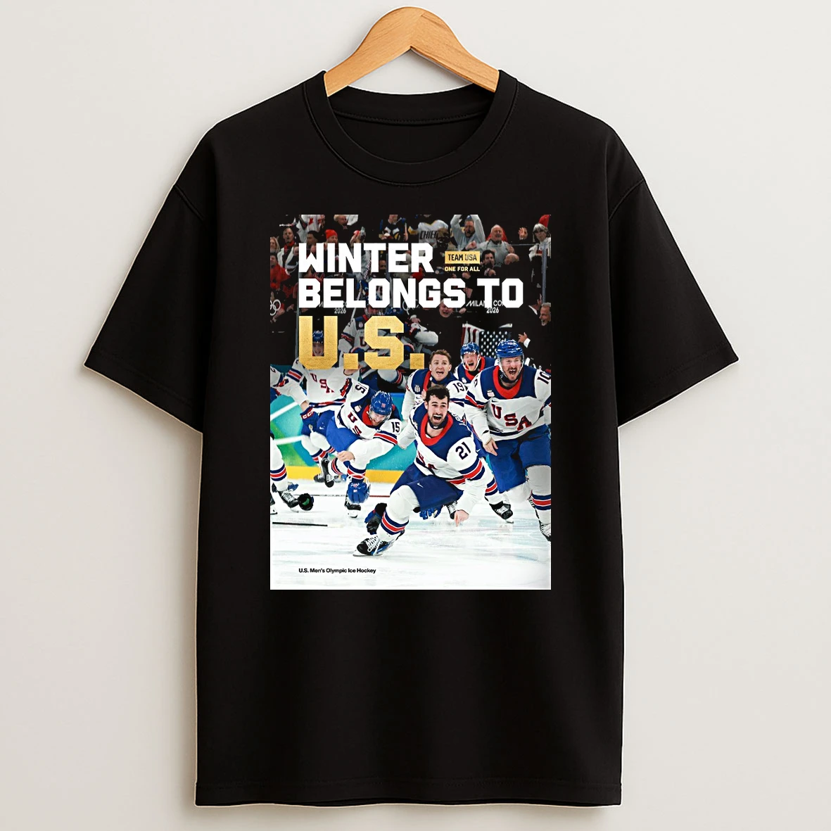 Team Usa Winter Belongs To U S Mens Olympic Ice Hockey 2026 Shirts