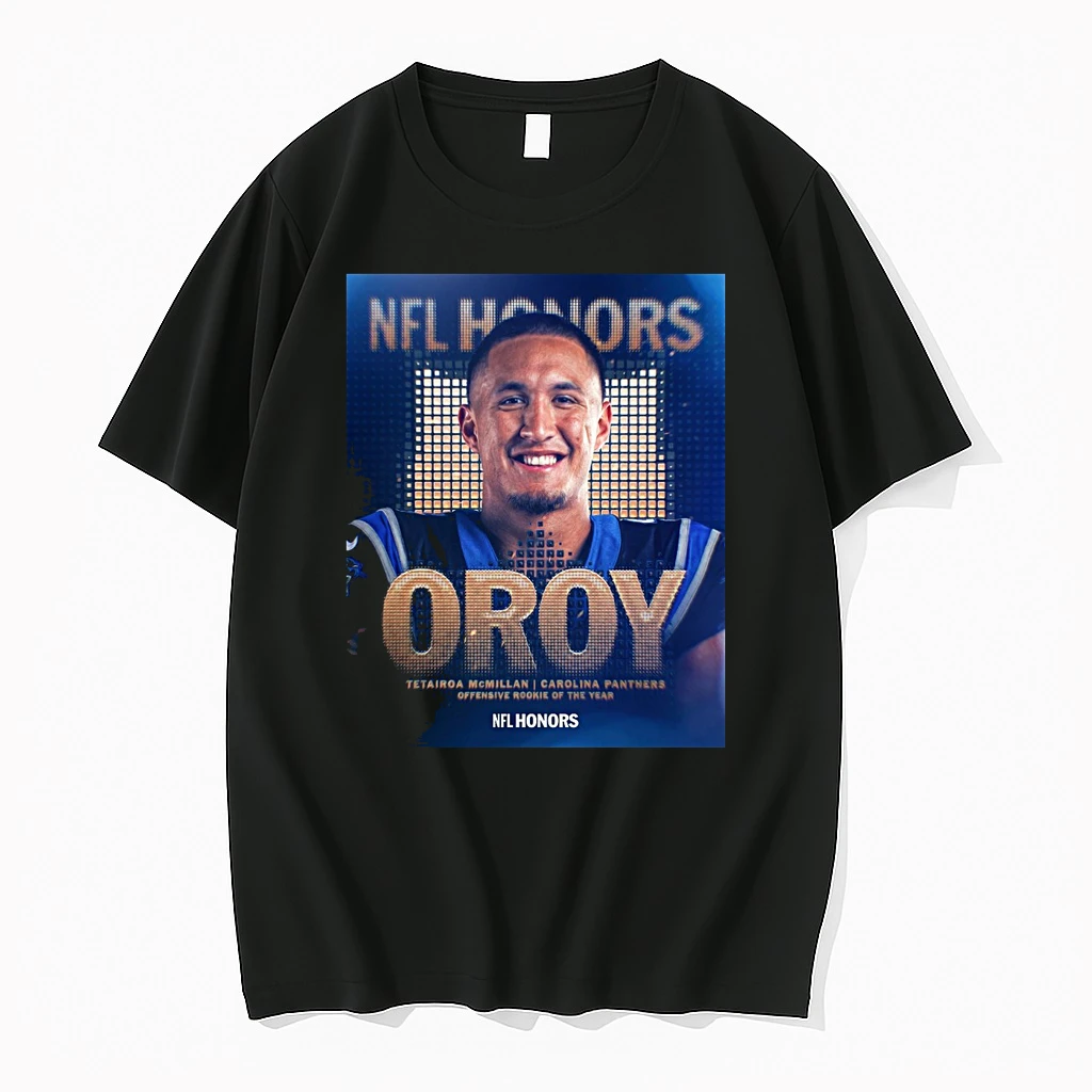 Tetairoa Mcmillan Carolina Panthers Offensive Rookie Of The Year Nfl Honors Shirts