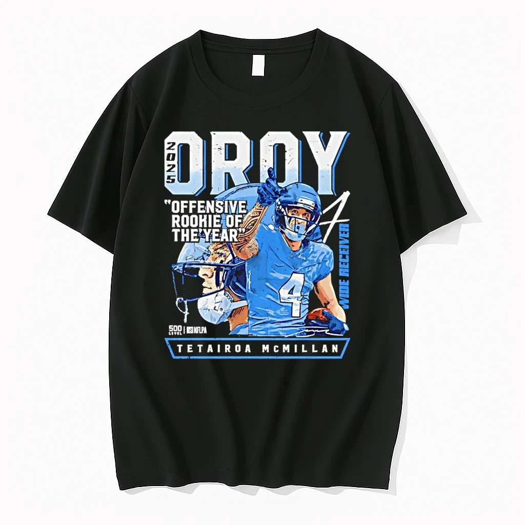 Tetairoa Mcmillan Carolina Panthers Oroy 2025 Offensive Rookie Of The Year Shirts