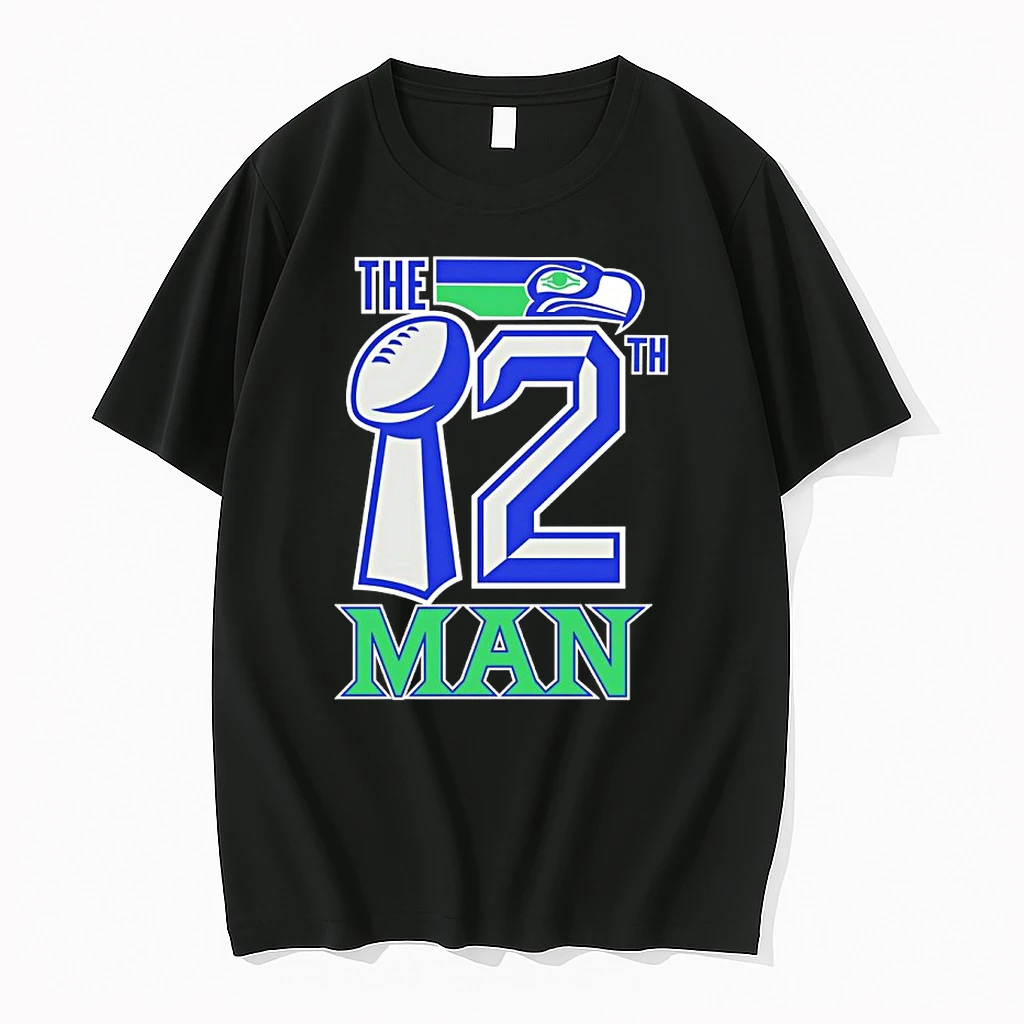 The 12th Man Seattle Seahawks Super Bowl Lx Champions Trophy Shirts