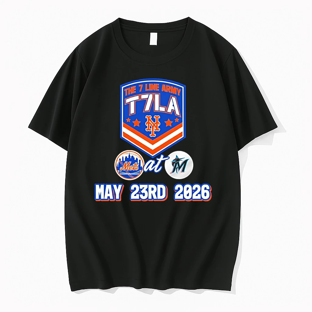 The 7 Line Army T7la New York Mets At Miami Marlins 2026 Shirts
