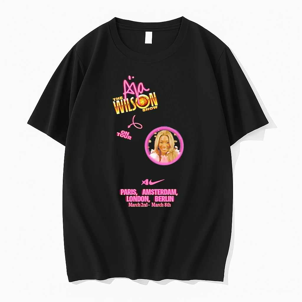 The Aja Wilson Show On Tour Paris Amsterdam London Berlin 2026 Shirts
