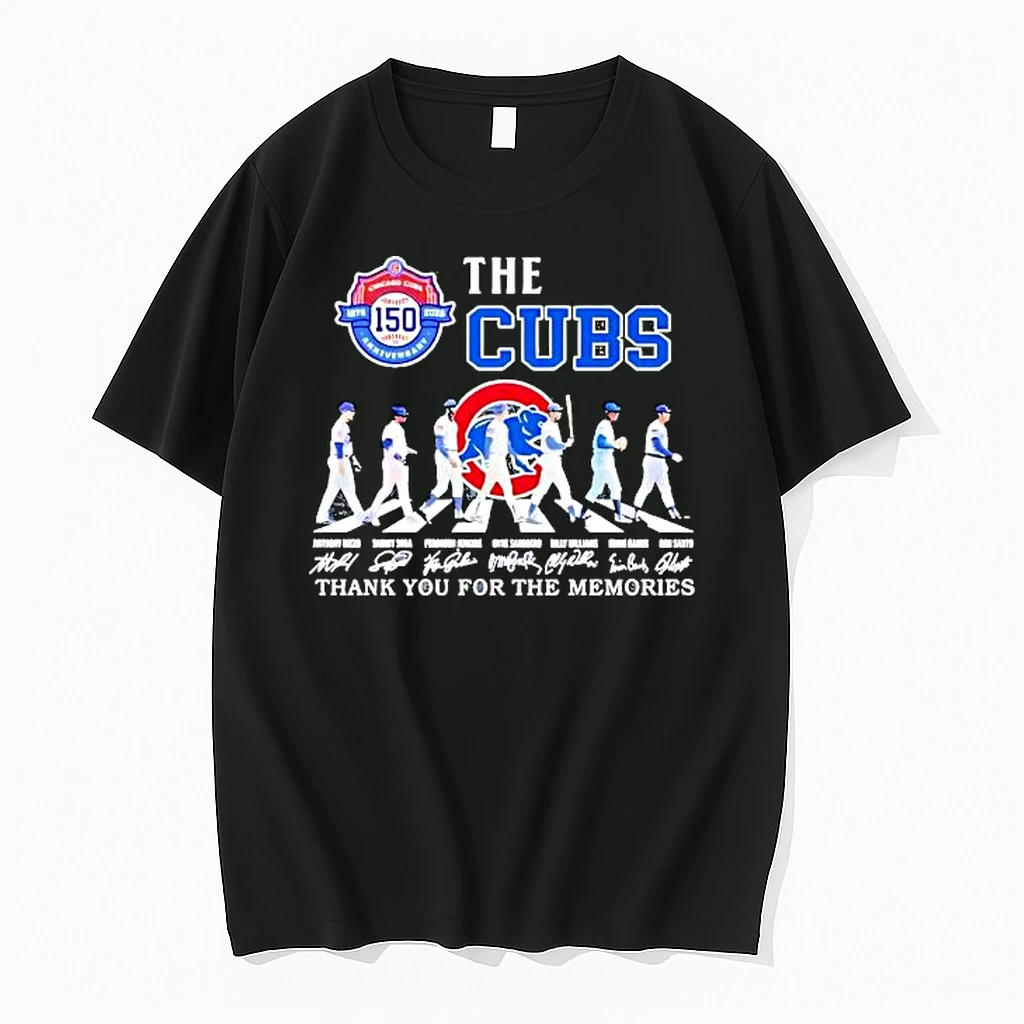 The Cubs 150 Anniversary Abbey Road Signatures Shirts
