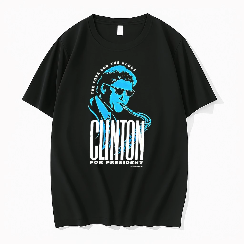 The Cure For The Blues President Clinton Woman Shirts