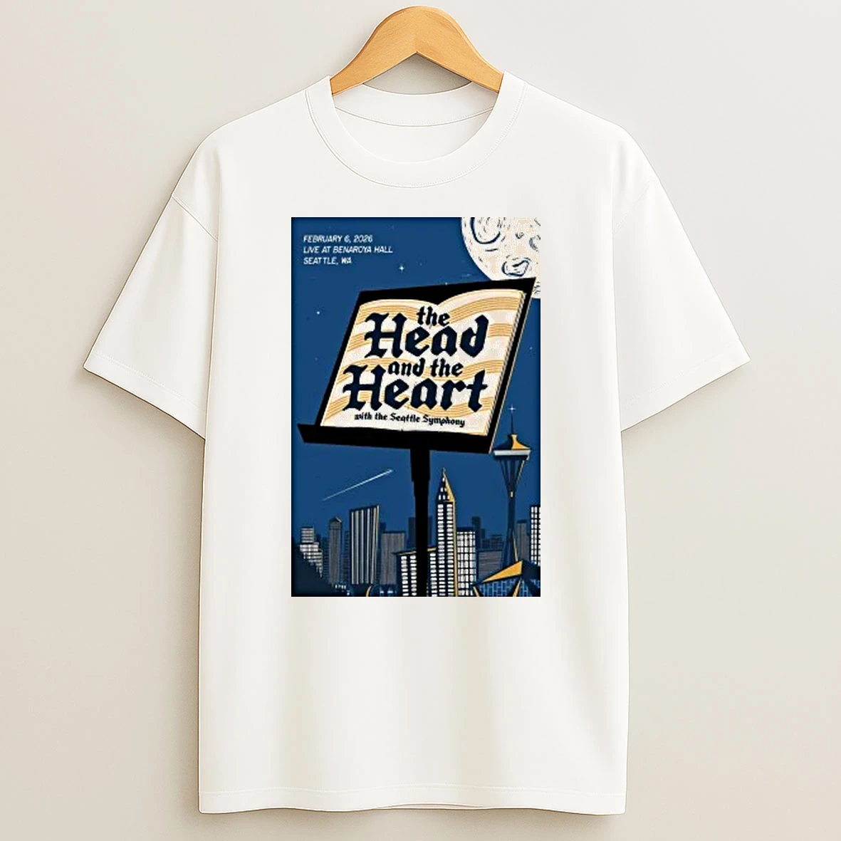 The Head And The Heart Feb 06 2026 Seattle Wa Shirts