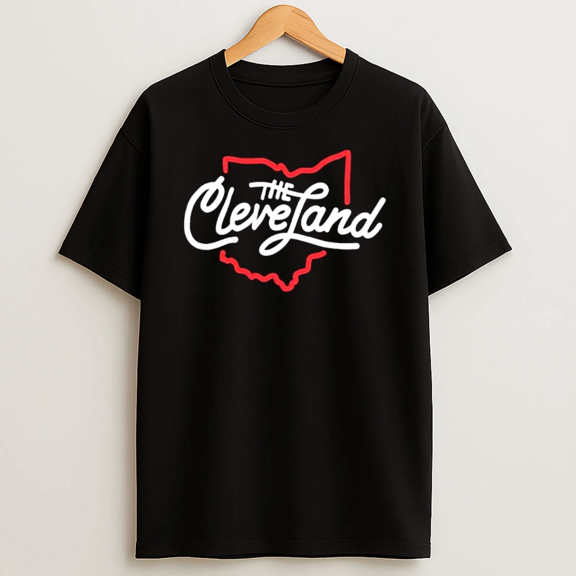 The Land Cleveland Map Shirts