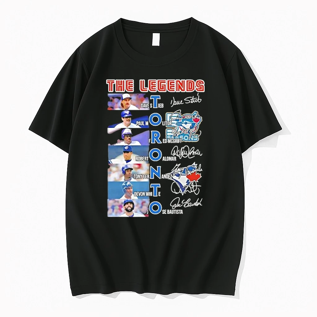 The Legends Names Toronto Blue Jays Baseball Signatures Shirts