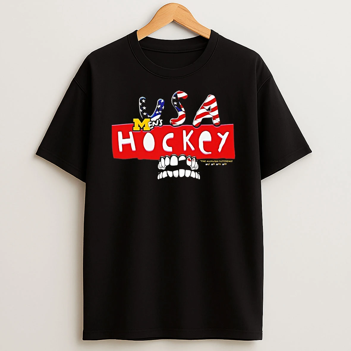 The Michigan Difference Mens Usa Hockey Shirts