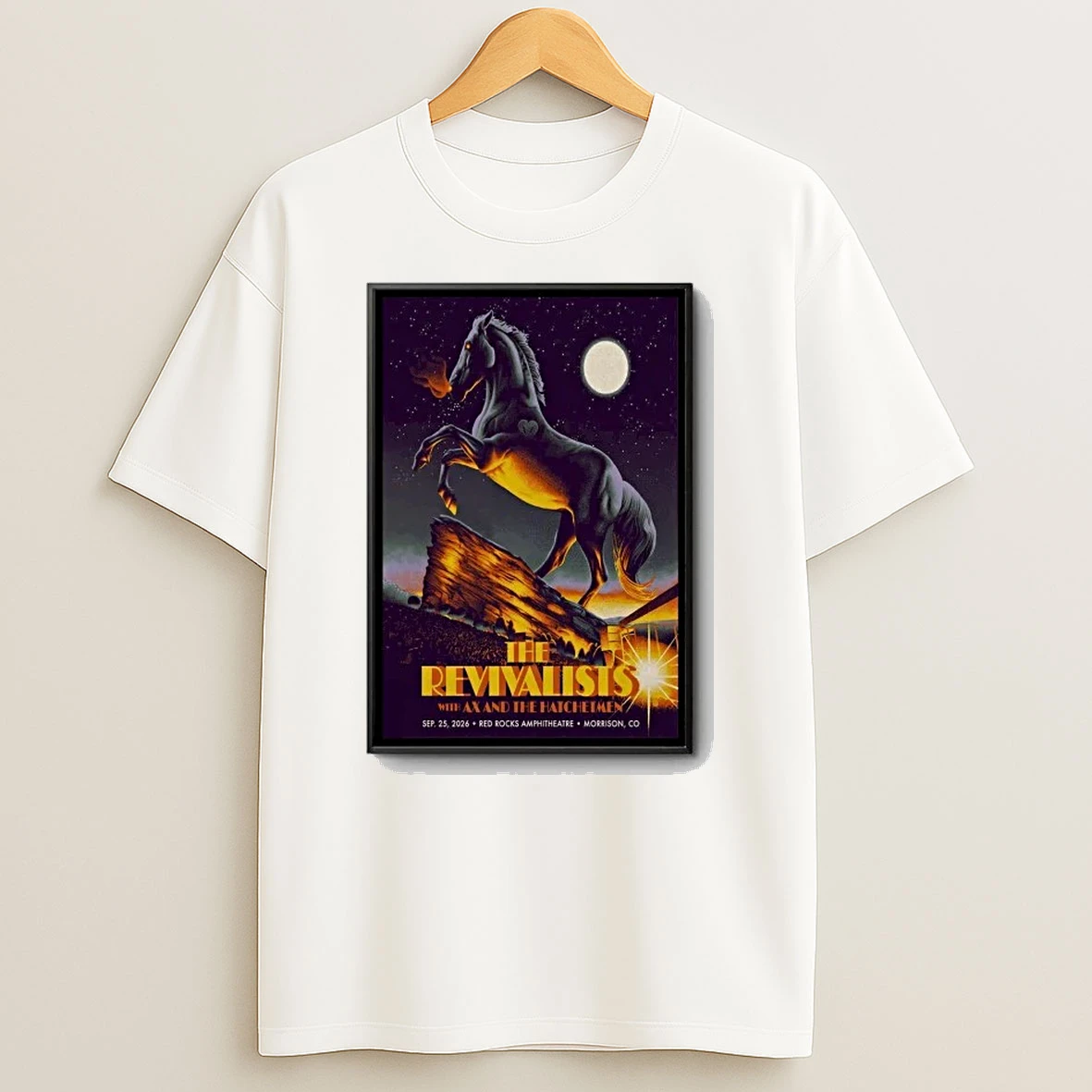 The Revivalists At Red Rocks Amphitheatre On Sept 25 2026 Shirts