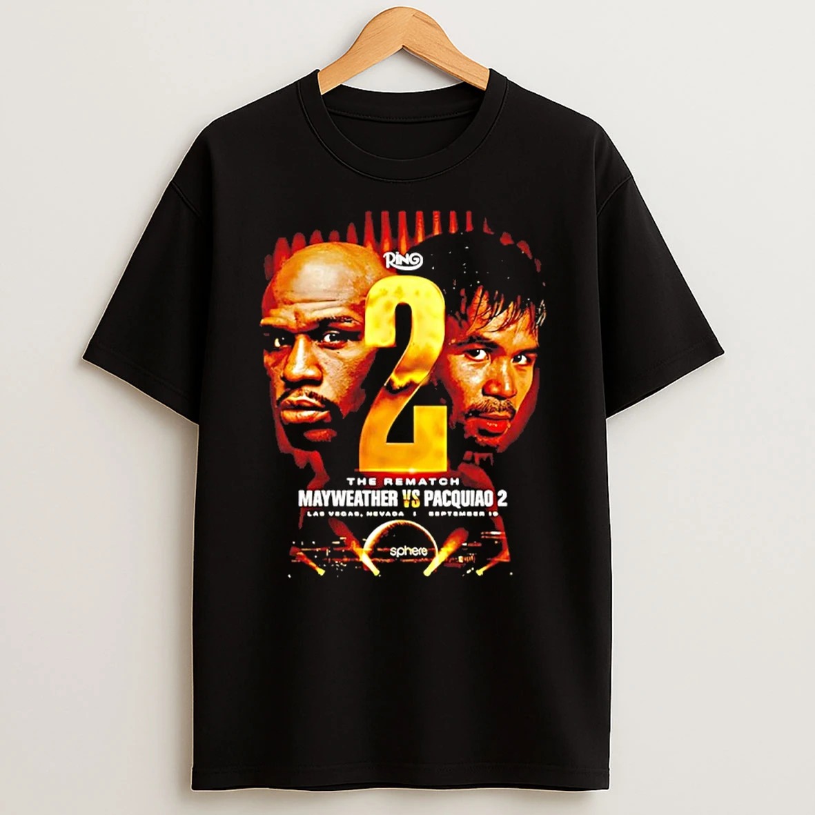 The Ring 2 Floyd Mayweather Jr Vs Manny Pacquiao Rematch On September 19 2026 At Sphere In Las Vegas Shirts