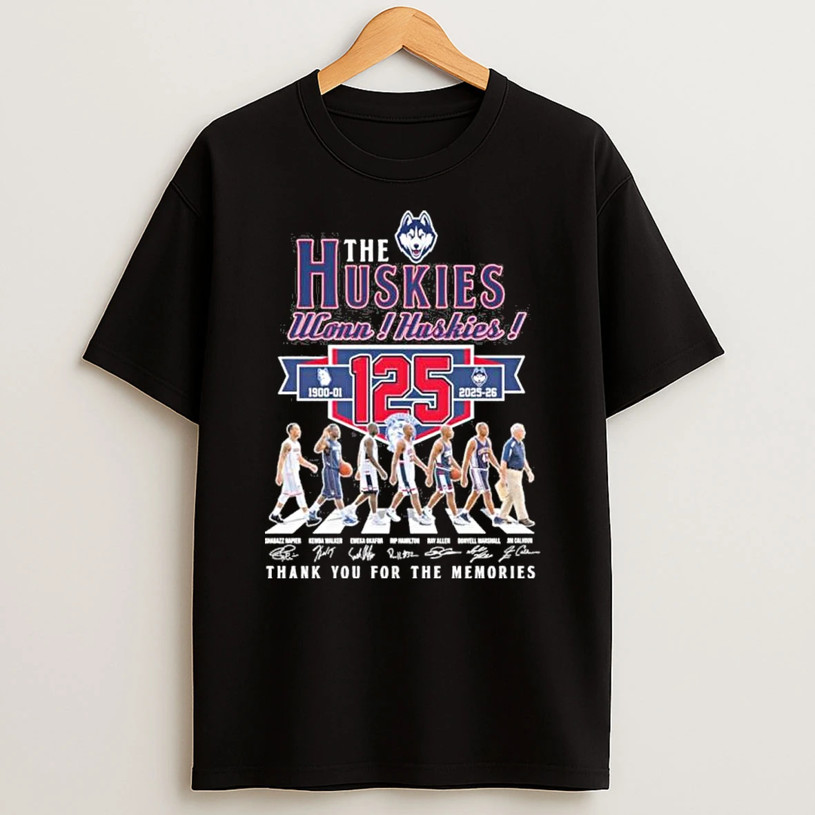 The Uconn Huskies Mens Basketball Abbey Road Shirts